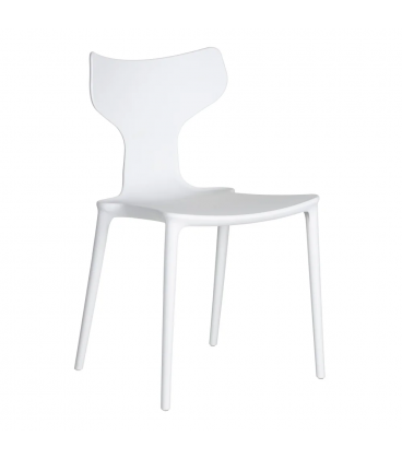 Lot de 4 chaises Bøjle Blanches