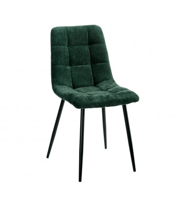 Set de 4 Chaises Manta P38 Vert Foncé Nuageux