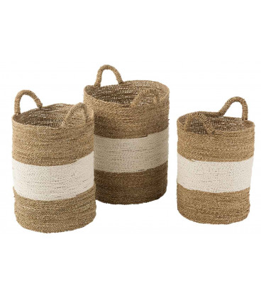 Set De 3 Paniers Zostere