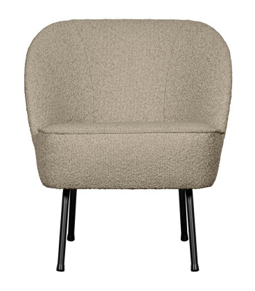 Fauteuil Vogue Bouclé Beige