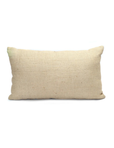 Housse de coussin en jute - Naturel - 60x35