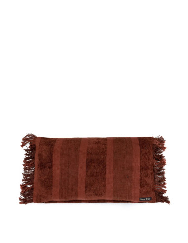 Housse de coussin Oh My Gee - Velours bordeaux - 30x50