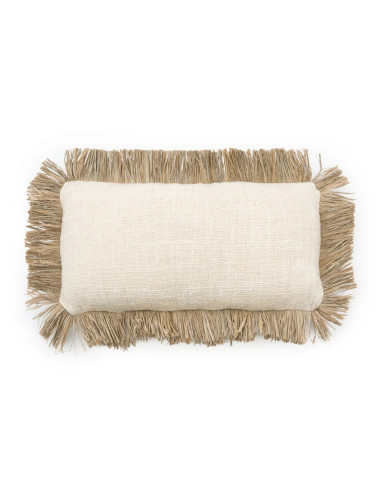 Housse de coussin Saint Tropez - Naturel Blanc - 30x50