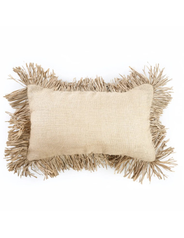 Housse de coussin en jute naturelle - 30x50