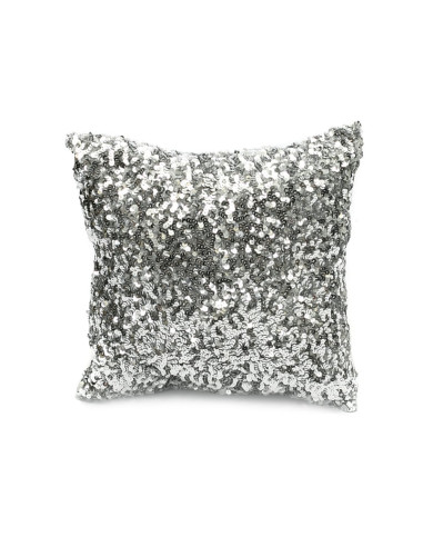 Housse de coussin pailletée - Argent - 40x40