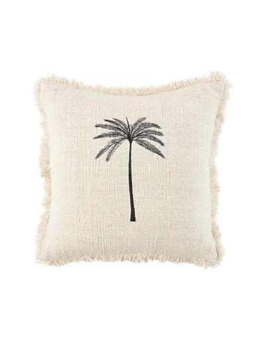 La housse de coussin Gili Palm - Noir naturel