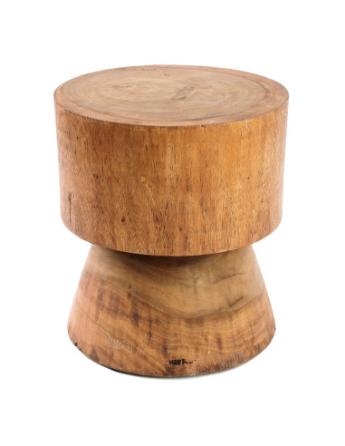 Tabouret/Table d'appoint Mitcha - Naturel