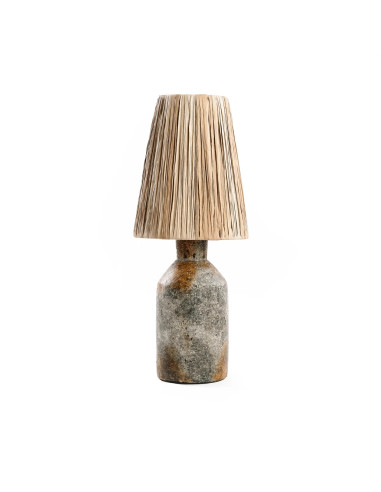 La lampe de table Ithaka - Gris antique naturel