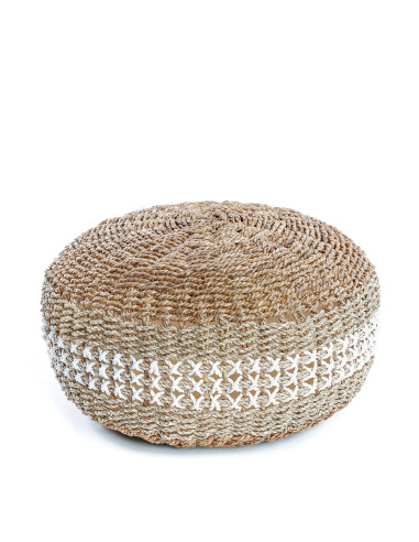 Pouf en macramé