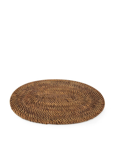 Set de table ovale colonial - Marron naturel