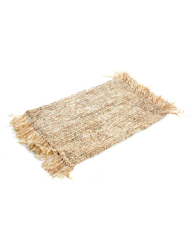 Le Set De Table Fringe Raffia - Rectangulaire - Naturel