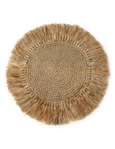 Set de Table Crochet Raffia- Naturel