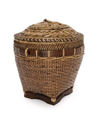 Le Panier Colonial Storage - Naturel Marron - L