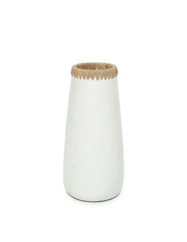 Vase Sneaky - Blanc Naturel - L