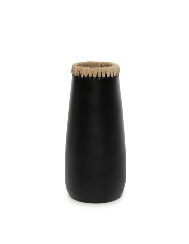 Vase Sneaky - Noir Naturel - L