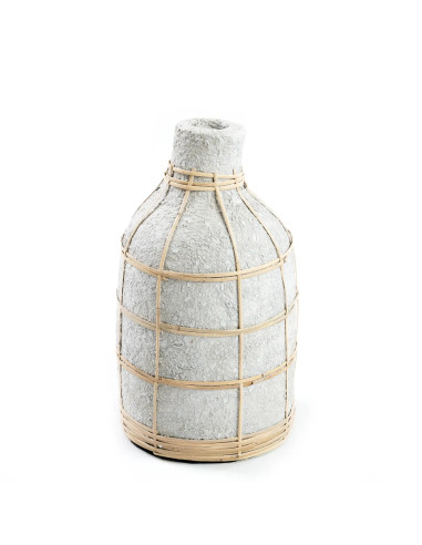 Vase Whoopy  - Béton gris Naturel - L