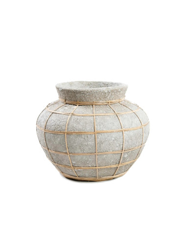 Vase Belly - Beton Naturel - S