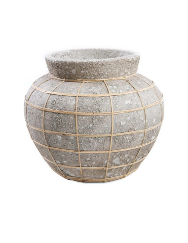 Vase Belly - Beton Naturel - L