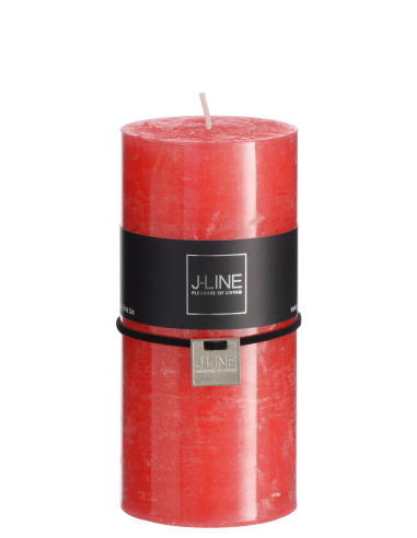 Bougie cylindrique rouge L -70H