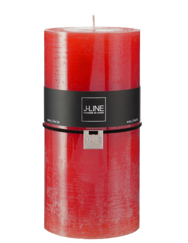 Bougie cylindrique rouge XXL-140H