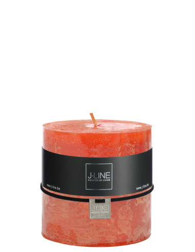 Bougie cylindrique orange -80H J Line