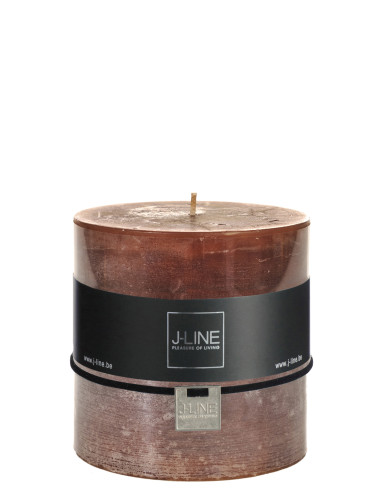 Bougie cylindrique brune -80H J Line