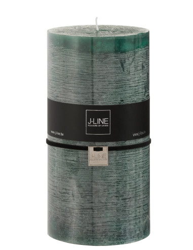 Bougie cylindrique vert foncé XXL-140H