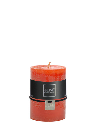 Bougie cylindrique orange M 48H J Line