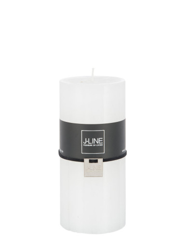 Bougie cylindrique blanche L -72H J Line