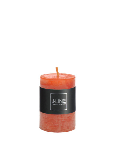 Bougie cylindrique orange S18h