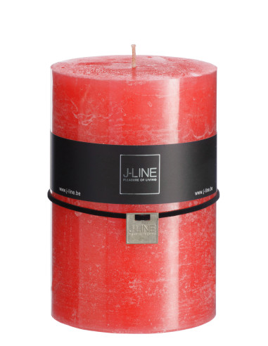 Bougie cylindrique rouge XL - 110H