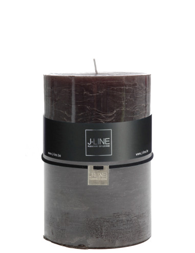 Bougie cylindrique marron/noir Xl -120H