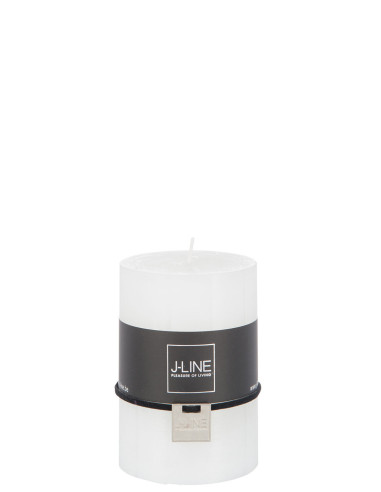 Bougie cylindrique blanche M 48H de la ligne J