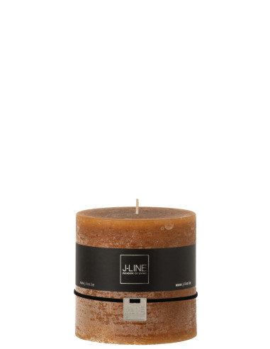 Bougie cylindrique Caramel 75H