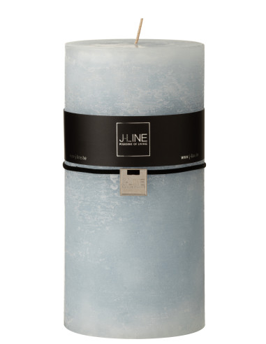 Bougie cylindrique bleu clair XXL 140H