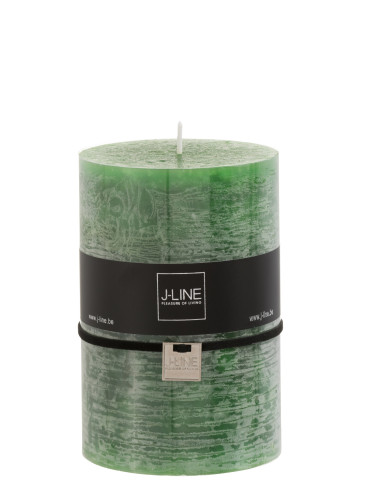 Bougie cylindrique lumière verte XL -110H