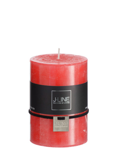 Bougie cylindrique rouge M 42H