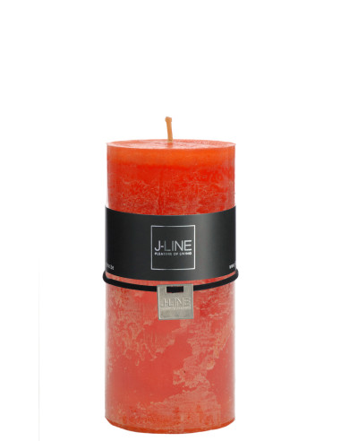 Bougie cylindrique orange L -72H J Line