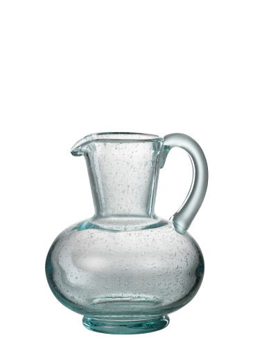 Carafe Balle Verre Bleu Clair