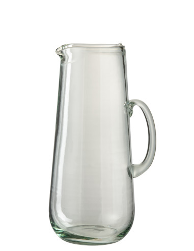 Carafe Ella en verre transparent très grand