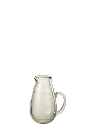 Carafe en verre transparente petite