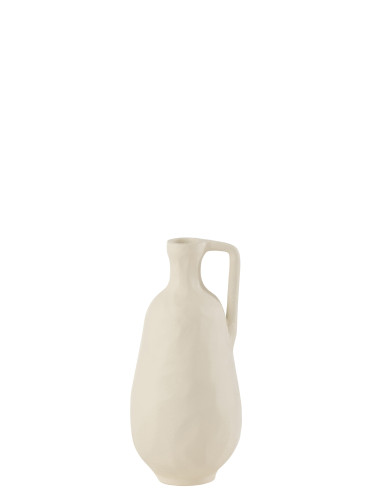 Vase Goa Aluminium Blanc Petit