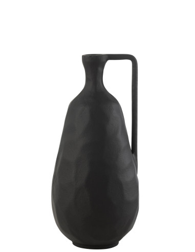 Vase Goa Aluminium Noir Grand