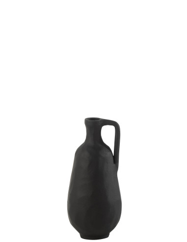 Vase Goa Aluminium Noir Petit