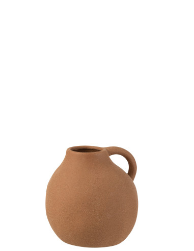 Vase Cruche en céramique marron petit