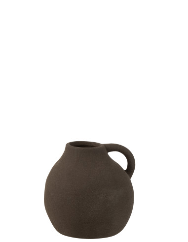 Vase Cruche en céramique noir petit