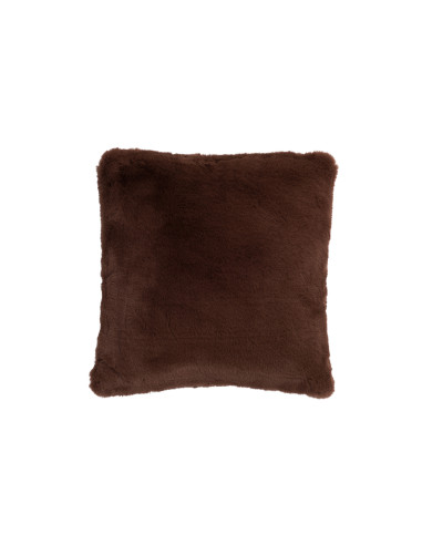 Coussin mignon en polyester marronJ-Line