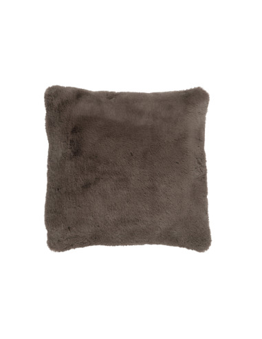 Coussin Cutie en polyester taupeJ-Line