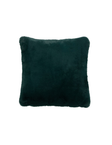 Coussin mignon en polyester vert foncéJ-Line