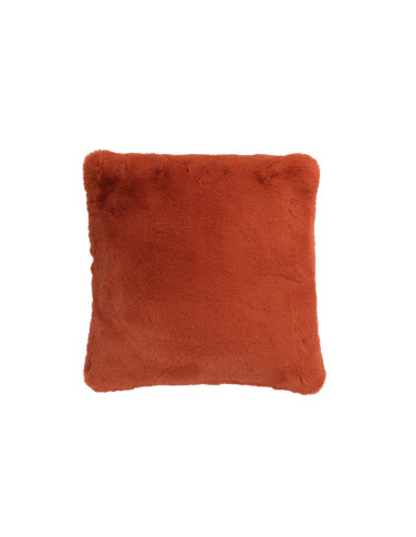 Coussin mignon en polyester orangeJ-Line